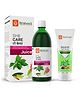 Krishna's Herbal & Ayurveda She Care Juice 1000ml & Neem Face Wash 100ml Combo | Women Care & Clear Skin