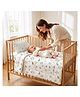 BAYBEE Blanket for New Born Baby | Bedding Set with Pillow | Breathable Cooling Soft Comforter, Moisture-Wicking, Floor Mattress Compatible | Gift for Girls & Boys (Woodland Squirrel)