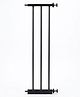 Baybee Safety Gate Extension 20cm | Baby Gate Extender for Kids & Pets | Tool-Free Pressure Fit | Dual Side Compatible Extension for Doorways, Stairs & Hallways (Black)
