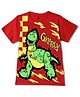 Wear Your Mind Knit Toy Story Featuring Half Sleeves Rex Printed Tee - Red