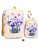 Echo 8 inches Boomers School Backpack & Crossbody Sling Bag Set for Kids | Lightweight, Premium Fabric, Smooth Zippers & Adjustable Strap