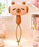 MANAKI ENTERPRISE Cute Cartoon Hammer Choo Choo Keychain With Sound For Kids, Shake Left Right Musical Beep Hammer Toy, Soft Grip Cartoon Handheld Sensory Keychain For Babies & Toddlers