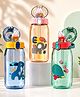 MANAKI ENTERPRISE Water Bottle for kids, 550 ML -Cute Design Bottle with Sipper, Sipper bottle for Kids -Anti-leak Kids Cartoon Water Bottle for Kid (Animal)