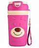 MANAKI ENTERPRISE Strawberry Bear Coffee Mug - Vacuum Insulated Stainless Steel Travel Mug, Leak Proof/Spill Proof Tumbler with Lid, Coffee Mug, Tumbler for Hot & Cold Drinks Travel Mug (450 ML)