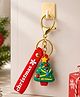 MANAKI ENTERPRISE Christmas Tree Keychain with Festive Christmas Strap, Cute Holiday Keyring for Backpack, Handbag, Wallet, Car Keys & Luggage,