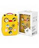 MANAKI ENTERPRISE 13 Inch Kids Backpack Croks Style with Charms, Waterproof Anti-Dust School Backpack for Girls, Lightweight Student Bag for Preschool, Kindergarten, Nursery & Travel Yellow