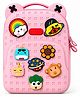 MANAKI ENTERPRISE 13 Inch Unicorn Kids Backpack Crocs Style with Charms, Waterproof Anti-Dust School Backpack for Girls, Student Bag for Preschool, Kindergarten, Nursery & Travel Pink