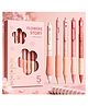 MANAKI ENTERPRISE Invite Gel Pens for Writing, 5 Pcs Gel Pen with Comfortable and soft Grip for Smooth Writing, Kawaii Pens, Stationery for School & Office, Birthday Return Gift, Blue Ink