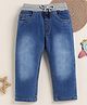 Unfab Denim Solid Washed Jeans - Light Blue