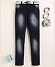 Unfab Denim Solid Washed Jeans - Black