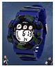 Spiky Camouflage Designed Digital Watch - Navy Blue