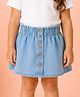 Kidbea Denim Woven Button Detailed Skirt - Blue