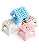 MANAKI ENTERPRISE Children ABC Alphabet Play Plastic Stool For Home Bathroom Bath Non-slip Kindergarten Shoe Change Stool Sitting Stool for Kids and Adults