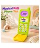 MANAKI ENTERPRISE Musical Kids Phone Toy with Lights & Sounds | Educational Mobile Phone Toys for Babies & Toddlers | Number Learning, Animal Sounds & Pretend Play | Safe ABS | (Retro Flip Phone)
