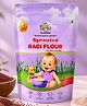 LilCoo Sprouted Ragi Flour| Sprouted Finger millet/Nachani flour (200 gms)| 20% more calcium than regular Ragi flour for baby| Certified toxin free| Growth & Development