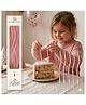 Bubble Trouble Dark-Pink Wavy Birthday Candles Pack of 6 Stylish Cake Candles