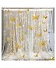 Bubble Trouble Butterfly Curtain Backdrop with LED Fairy Lights Party Decor Kit pack of 7