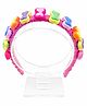 FOLLOW THE NEEDLE Bow Applique Detailed Hair Band - Multi Colour