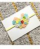 FOLLOW THE NEEDLE Floral Applique Detailed Headband - Yellow