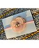 FOLLOW THE NEEDLE Pearl Embellished Floral Applique Detailed Headband - Pink