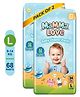 Mamma Love Baby Diaper Pants 12 Hours Absorption With Ultra Dry & Soft (38*2 DIAPERS PANTS) Pant Diapers - L (76 Pieces)