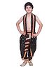 Kaku Fancy Dresses Janmashtami Theme Lord Krishna Costume Set - Black