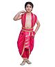 Kaku Fancy Dresses Janmashtami Theme Lord Krishna Costume Set - Pink