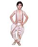 Kaku Fancy Dresses Janmashtami Theme Lord Krishna Costume Set - White