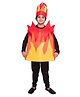 Kaku Fancy Dresses Full Sleeves Fire Theme Fancy Dress Costume Set - Multi Colour