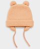 Mi Arcus Solid Pom Pom Detailed Cap - Orange Circumference - 48 Cms