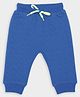Mi Arcus Knit Solid Joggers - Blue