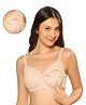 MomToBe Cotton Knit Sleeveless Solid Non Padded Maternity Bra - Skin