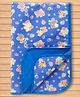 Candy Critters Play Mat - Blue | Bunny, Zebra & Animal Print | Soft Cushioned Baby Mat | Foldable Lightweight Waterproof Design | Colorful Nursery & Diapers Changing Mat | Large Size: L 89 x B 44 cm