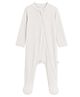 Cocoon Care Bamboo Knit Full Sleeves Solid Footed Sleepsuit - White
