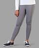 TWIN BIRDS Cotton Blend Knit Solid Leggings - Grey