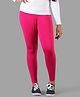 TWIN BRIDS Cotton Blend Knit Solid Leggings - Pink