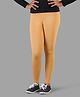 TWIN BRIDS Cotton Blend Knit Solid Leggings - Khaki