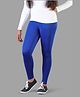 TWIN BRIDS Cotton Blend Knit Solid Leggings - Royal Blue