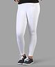 TWIN BRIDS Cotton Blend Knit Solid Leggings - White