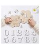 Wobbox Premium Wooden Baby Milestone with Interchangeable Numbers Reusable Monthly Growth Tracker & Newborn Photography Props Baby Growth for Boys & Girls (Double)