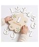 Wobbox Premium Wooden Baby Milestone with Interchangeable Numbers Reusable Monthly Growth Tracker & Newborn Photography Props Baby Growth for Boys & Girls (White)