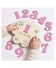 Wobbox Premium Wooden Baby Milestone with Interchangeable Numbers Reusable Monthly Growth Tracker & Newborn Photography Props Baby Growth for Boys & Girls (Pink)