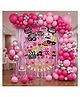 Wobbox 1/2 Milestone Birthday's Decoration with Happy 1/2 Birthday Decoration Kit, Happy 1/2 Birthday decorations item, 1/2 Birthday party supplies.(FP6136)