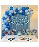 Wobbox 1/2 Milestone Birthday's Decoration with Happy 1/2 Birthday Decoration Kit, Happy 1/2 Birthday decorations item, 1/2 Birthday party supplies.(FP6128)