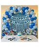 Wobbox 1/2 Milestone Birthday's Decoration with Happy 1/2 Birthday Decoration Kit, Happy 1/2 Birthday decorations item, 1/2 Birthday party supplies.(FP6127)