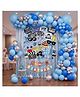 Wobbox 1/2 Milestone Birthday's Decoration with Happy 1/2 Birthday Decoration Kit, Happy 1/2 Birthday decorations item, 1/2 Birthday party supplies.(FP6125)