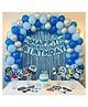 Wobbox 1/2 Milestone Birthday's Decoration with Happy 1/2 Birthday Decoration Kit, Happy 1/2 Birthday decorations item, 1/2 Birthday party supplies.(FP6124)