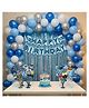 Wobbox 1/2 Milestone Birthday's Decoration with Happy 1/2 Birthday Decoration Kit, Happy 1/2 Birthday decorations item, 1/2 Birthday party supplies.(FP6122)
