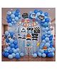 Wobbox 1/2 Milestone Birthday's Decoration with Happy 1/2 Birthday Decoration Kit, Happy 1/2 Birthday decorations item, 1/2 Birthday party supplies.(FP6121)