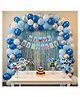 Wobbox 1/2 Milestone Birthday's Decoration with Happy 1/2 Birthday Decoration Kit, Happy 1/2 Birthday decorations item, 1/2 Birthday party supplies.(FP6117)